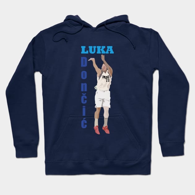 Luca Doncic Hoodie by Marku's Prints